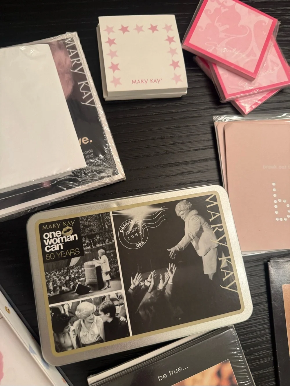 Mary Kay Bundle of Postcards Stationary Post-Its Office Supplies